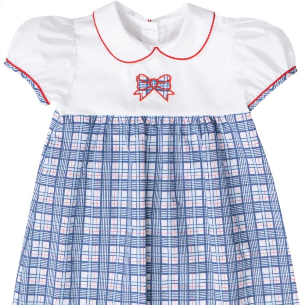 Bow Plaid Dress